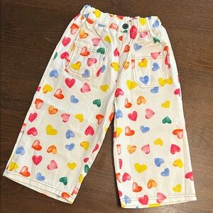 Heart Print Pants